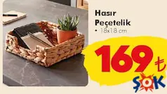 HASIR PEÇETELİK 18X18 CM
